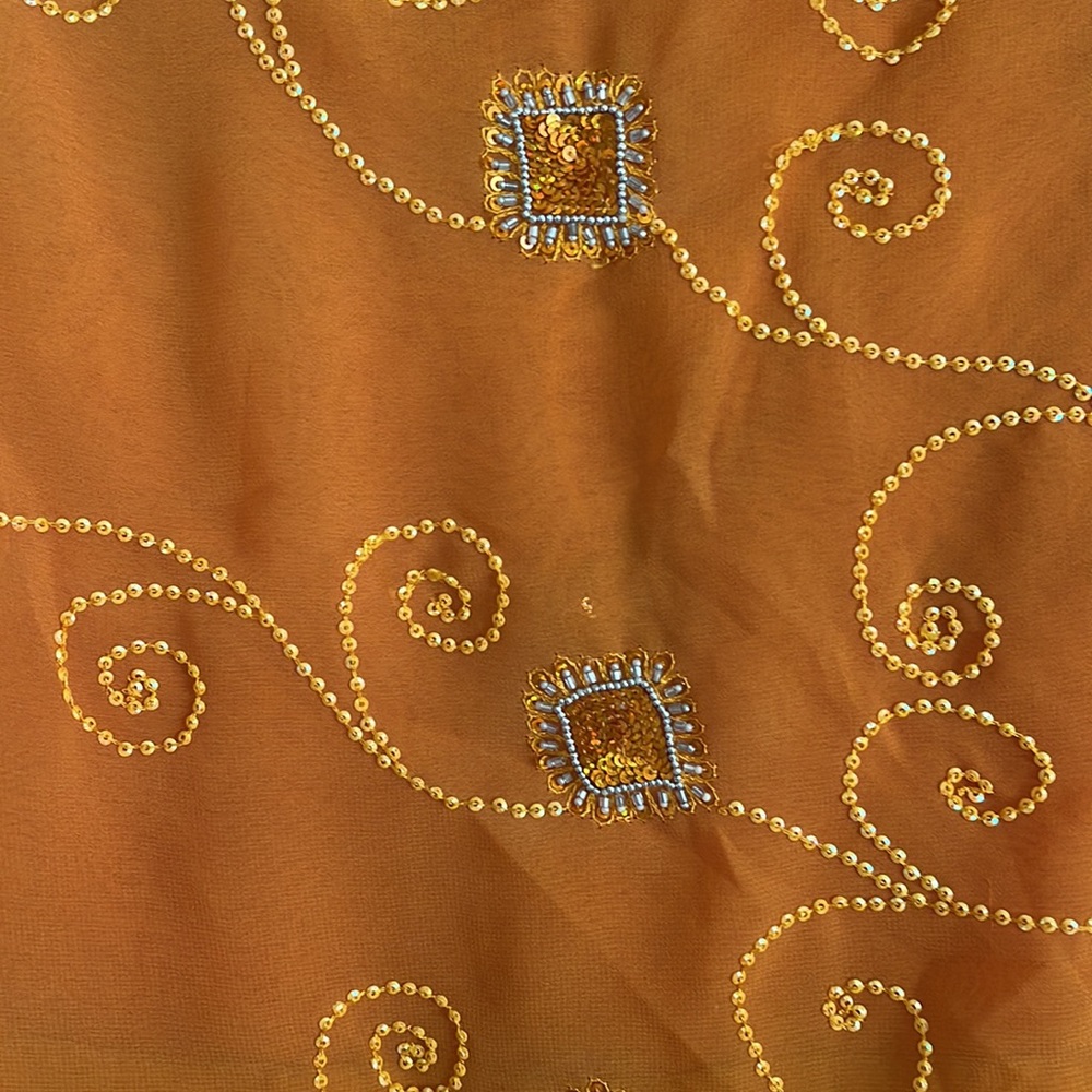 Embroidered saree - Picture 2 of 6